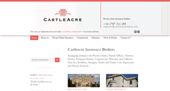 Desktop Screenshot of castleacreinsurance.com