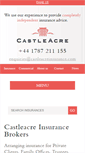Mobile Screenshot of castleacreinsurance.com